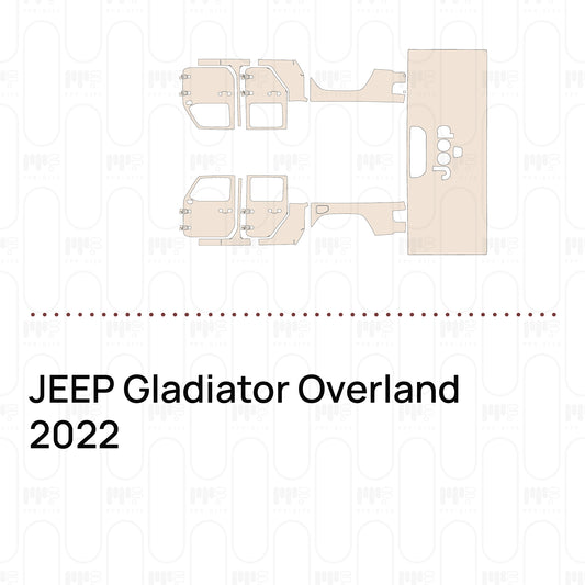 Pre-Cut PPF JEEP Gladiator Overland 2022