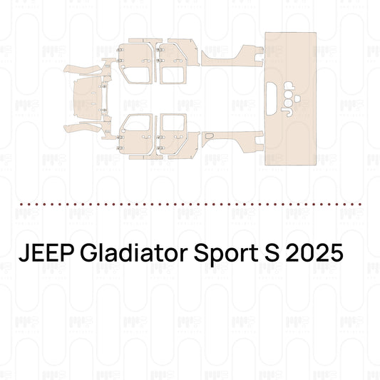 Pre-Cut PPF JEEP Gladiator Sport S 2025