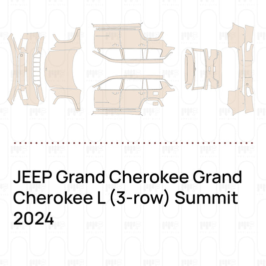 Pre-Cut PPF JEEP Grand Cherokee Grand Cherokee L (3-row) Summit 2024