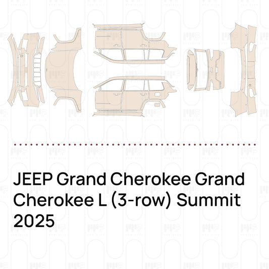 Pre-Cut PPF JEEP Grand Cherokee Grand Cherokee L (3-row) Summit 2025