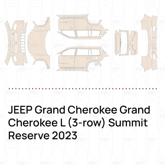Pre-Cut PPF JEEP Grand Cherokee Grand Cherokee L (3-row) Summit Reserve 2023