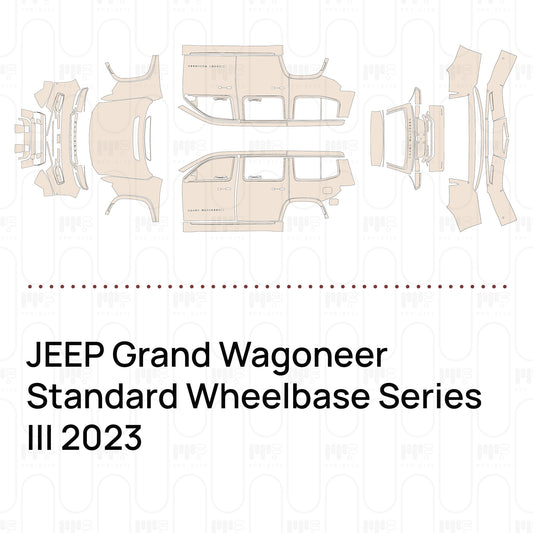Pre-Cut PPF JEEP Grand Wagoneer Standard Wheelbase Series III 2023