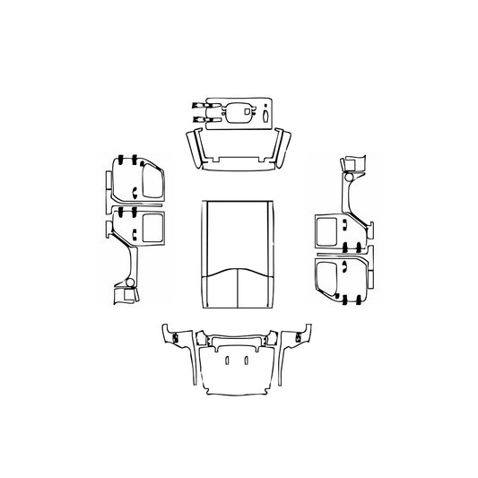 Pre-Cut PPF JEEP Wrangler 4xe High Altitude 4xe 2018 - PPF-Kits