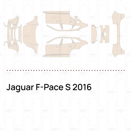 Pre-Cut PPF Jaguar F-Pace S 2016