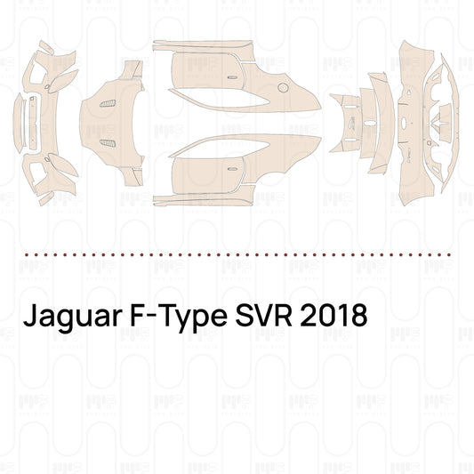 Pre-Cut PPF Jaguar F-Type SVR 2018