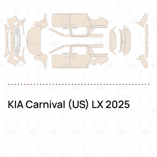 Pre-Cut PPF KIA Carnival (US) LX 2025