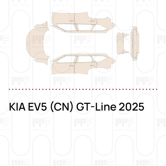 KIA EV5 (CN) GT-Line 2025 – Pellicola protettiva PPF pretagliata