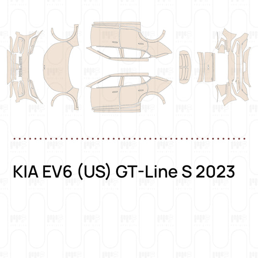 Pre-Cut PPF KIA EV6 (US) GT-Line S 2023