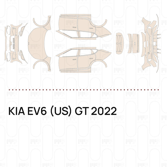 Pre-Cut PPF KIA EV6 (US) GT 2022