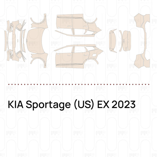 Pre-Cut PPF KIA Sportage (US) EX 2023