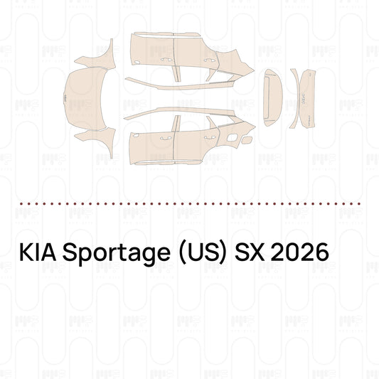 Pre-Cut PPF KIA Sportage (US) SX 2026