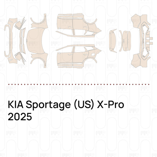 Pre-Cut PPF KIA Sportage (US) X-Pro 2025