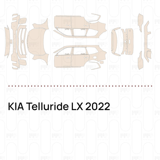 Pre-Cut PPF KIA Telluride LX 2022