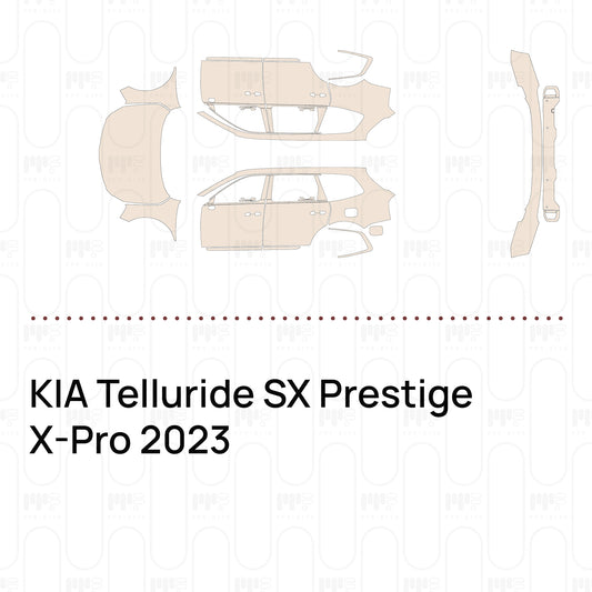 Pre-Cut PPF KIA Telluride SX Prestige X-Pro 2023