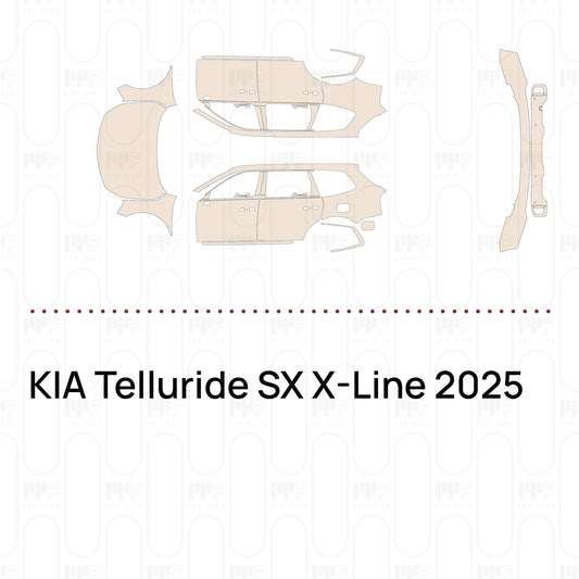 Pre-Cut PPF KIA Telluride SX X-Line 2025