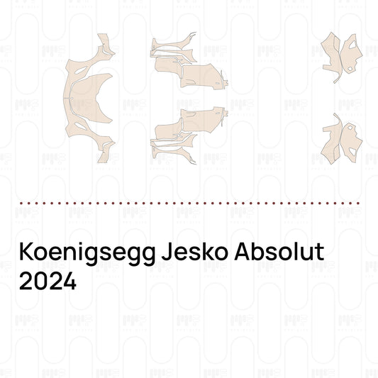 Koenigsegg Jesko Absolut 2024 – Pellicola protettiva PPF pretagliata