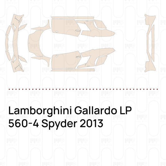 Pre-Cut PPF Lamborghini Gallardo LP 560-4 Spyder 2013