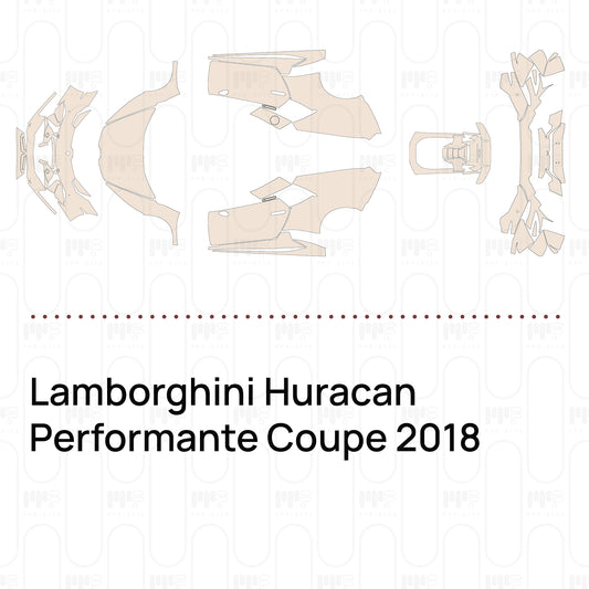 Pre-Cut PPF Lamborghini Huracan Performante Coupe 2018