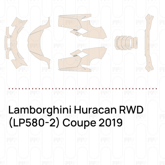 Pre-Cut PPF Lamborghini Huracan RWD (LP580-2) Coupe 2019