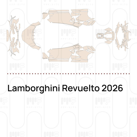 Lamborghini Revuelto 2026 – Pellicola protettiva PPF pretagliata