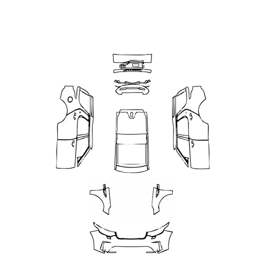 Pre-Cut PPF Land Rover Discovery Discovery 5 SE 2018 - PPF-Kits