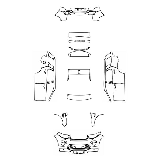 Pre-Cut PPF Land Rover Discovery Sport R-Dynamic 2015 - PPF-Kits