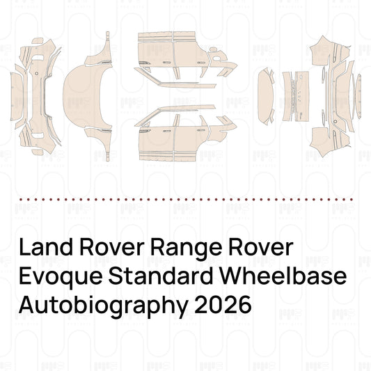Pre-Cut PPF Land Rover Range Rover Evoque Standard Wheelbase Autobiography 2026