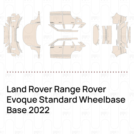 Pre-Cut PPF Land Rover Range Rover Evoque Standard Wheelbase Base 2022