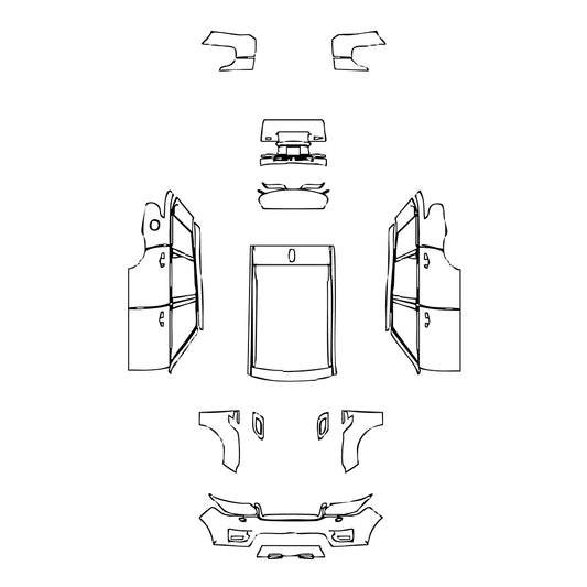 Pre-Cut PPF Land Rover Range Rover Sport HSE 2014 - PPF-Kits