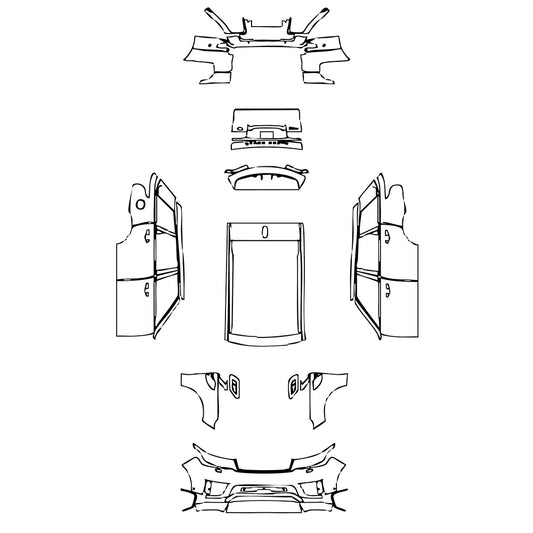 Pre-Cut PPF Land Rover Range Rover Sport HSE Dynamic 2021 - PPF-Kits