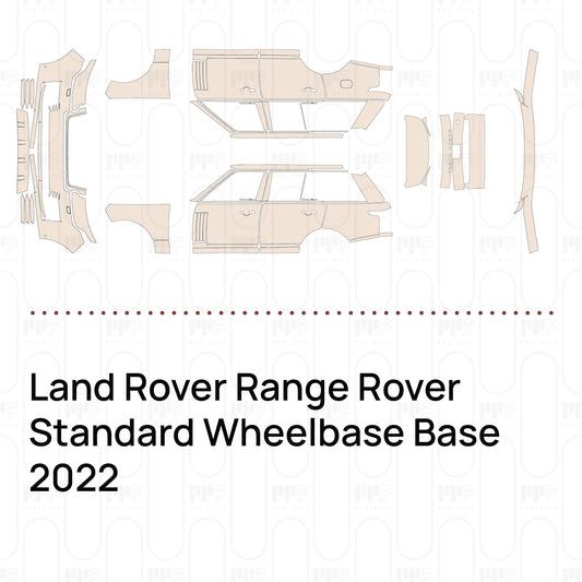 Pre-Cut PPF Land Rover Range Rover Standard Wheelbase Base 2022