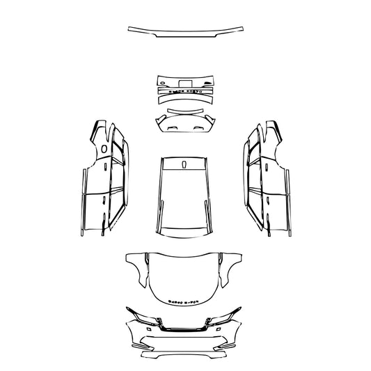 Pre-Cut PPF Land Rover Range Rover Velar SE 2021 - PPF-Kits