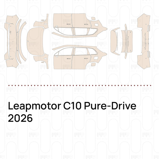 Leapmotor C10 Pure-Drive 2026 – Pellicola protettiva PPF pretagliata