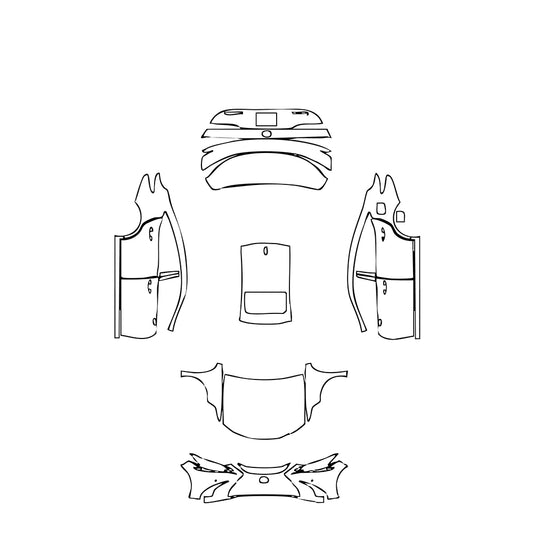 Pre-Cut PPF Lexus ES Luxury 2024 - PPF-Kits