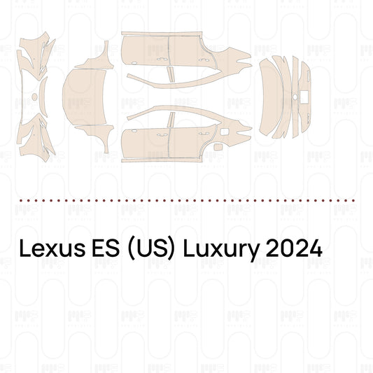Pre-Cut PPF Lexus ES (US) Luxury 2024