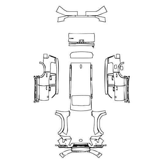 Pre-Cut PPF Lexus GX (CN) Base 2024 - PPF-Kits