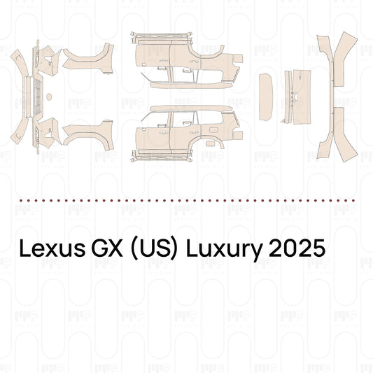 Pre-Cut PPF Lexus GX (US) Luxury 2025