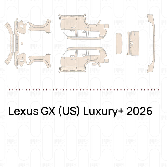 Pre-Cut PPF Lexus GX (US) Luxury+ 2026