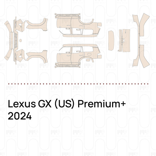 Pre-Cut PPF Lexus GX (US) Premium+ 2024