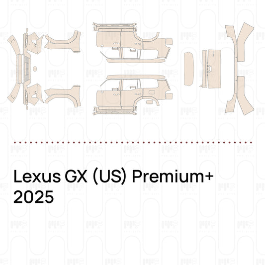 Pre-Cut PPF Lexus GX (US) Premium+ 2025