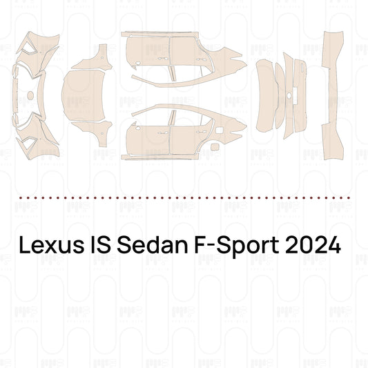Pre-Cut PPF Lexus IS Sedan F-Sport 2024