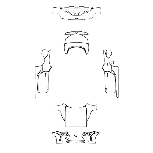 Pre-Cut PPF Lexus LC Convertible 2020 - PPF-Kits