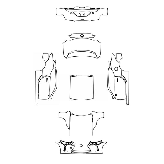 Pre-Cut PPF Lexus LC Coupe 2020 - PPF-Kits