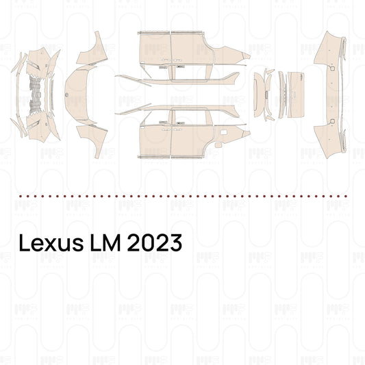 Pre-Cut PPF Lexus LM 2023