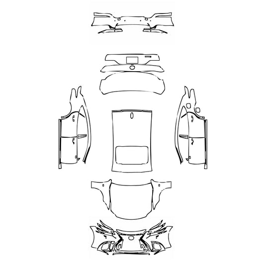 Pre-Cut PPF Lexus LS Fuel F Sport 2018 - PPF-Kits