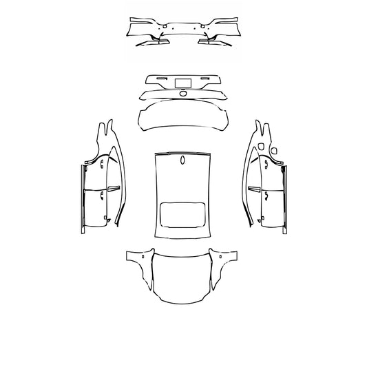 Pre-Cut PPF Lexus LS Hybrid F Sport 2021 - PPF-Kits