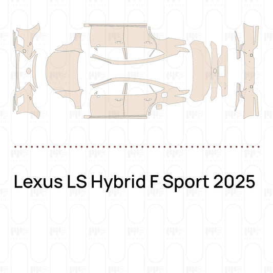 Pre-Cut PPF Lexus LS Hybrid F Sport 2025
