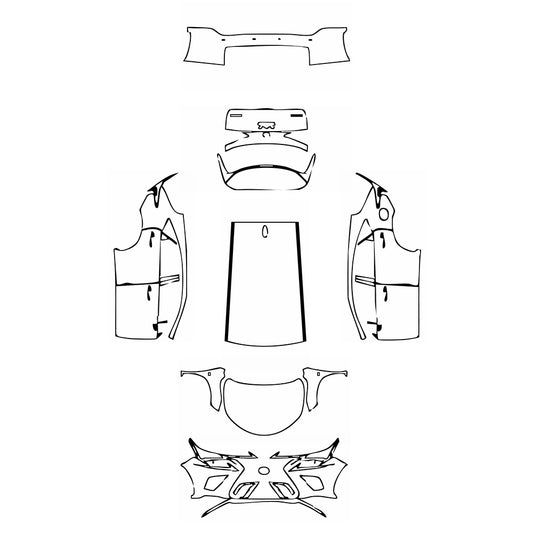 Pre-Cut PPF Lexus NX F-Sport 2018 - PPF-Kits