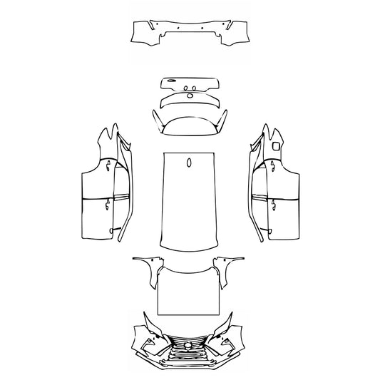 Pre-Cut PPF Lexus RX RX (SWB) F-Sport 2016 - PPF-Kits