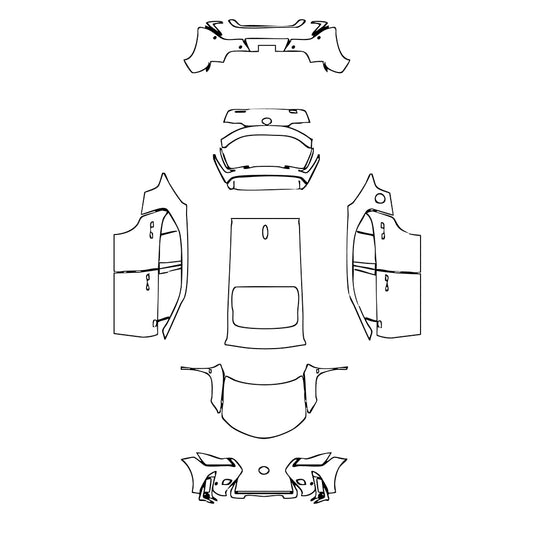Pre-Cut PPF Lexus UX F-Sport 2021 - PPF-Kits